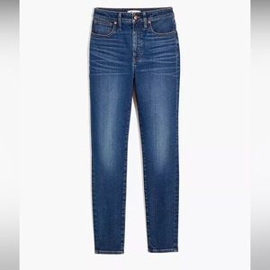 NWT Madewell skinny high-rise curvy jeans in Lanette wash